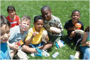 kids eating